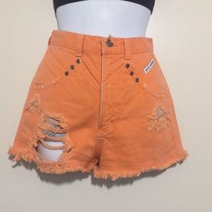 Orange Rocky Mountain shorts
